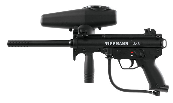 LAPCO Bigshot 18" Paintball Barrel For Tippmann A5/X7/M17 | .684 Bore, Matte Black Finish, Aluminum Construction